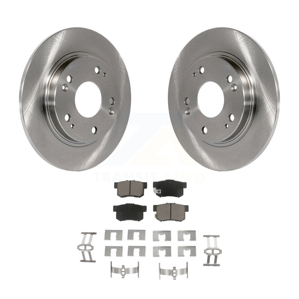 Kit de disques de frein à disque arrière et plaquettes en céramique pour Honda CR-Z 2011-2015 K8C-102152