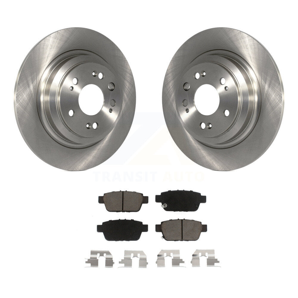 Kit de disques de frein à disque arrière et plaquettes en céramique pour Acura TL 2009-2014 K8C-102154