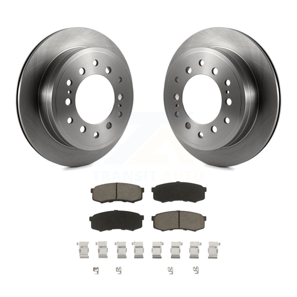 Kit de rotor de frein arrière et de plaquettes en céramique, pour Toyota 4Runner FJ Cruiser Sequoia Lexu