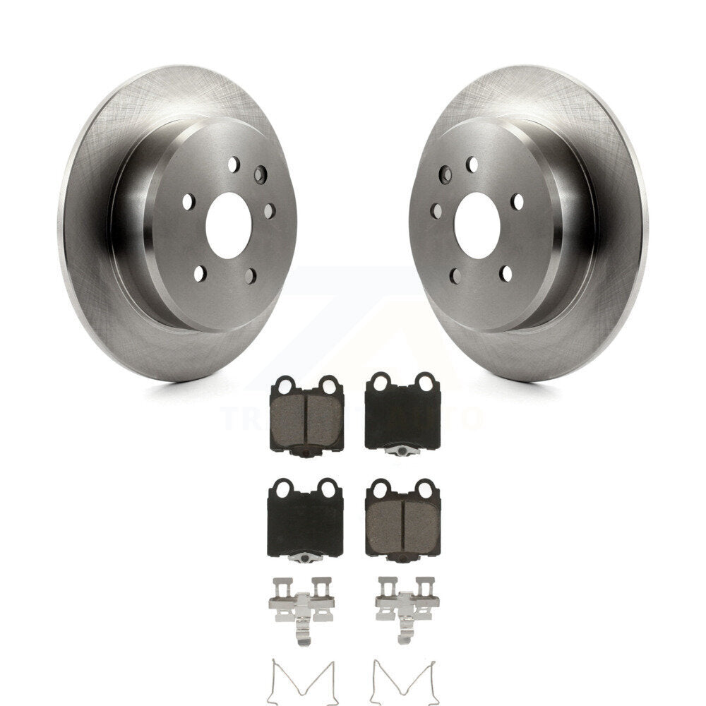 Rotors de frein à disque arrière et Kit de plaquettes en céramique pour Lexus SC430 IS300 GS300 GS400 GS43