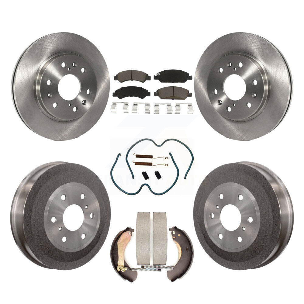 Kit de plaquettes et de tambour en céramique pour Rotor de frein avant et arrière (7 pièces) pour Chevrolet Silverado 150