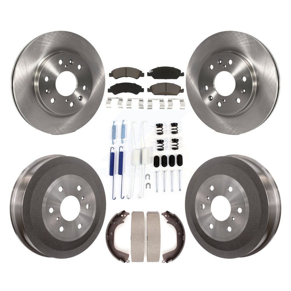 Kit de tambour de plaquettes en céramique de rotors de frein avant et arrière (7 pièces) pour GMC Sierra 1500 Chevrole