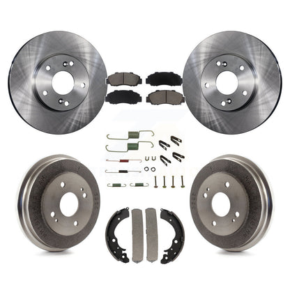 Kit de plaquettes et de tambour en céramique, Rotor de frein à disque avant et arrière (7 pièces) pour Honda Accord 3.0