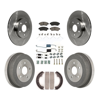 Kit de tambour de tampon en céramique de Rotor de frein à disque avant et arrière (7 pièces) pour Toyota RAV 1996-2000