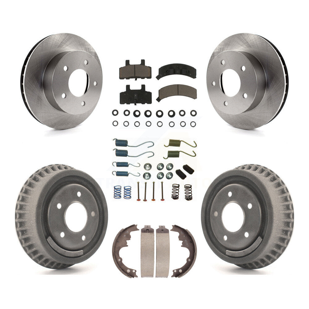 Kit de tambour à plaquettes en céramique pour Rotor de frein avant et arrière (7 pièces) pour Chevrolet Astro GMC Safar