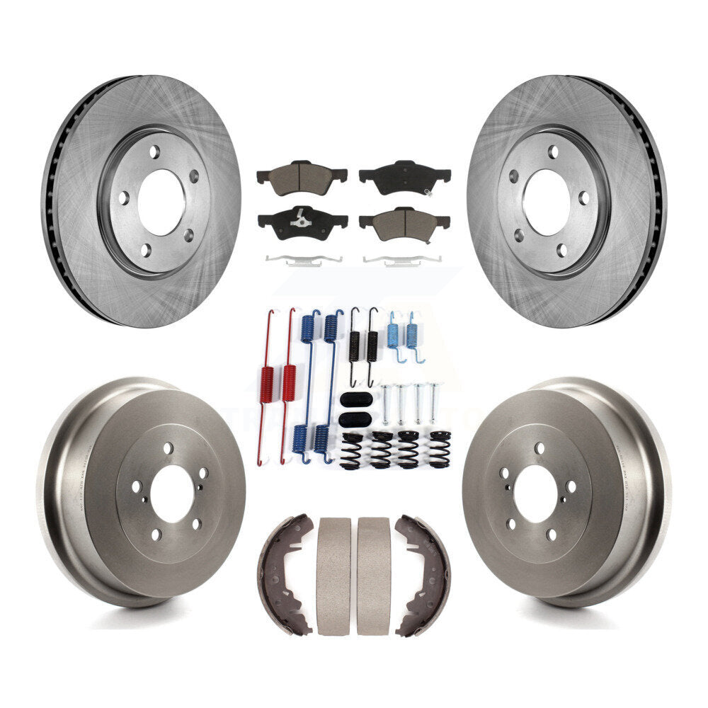 Kit de tambour à tampons en céramique pour Rotor de frein avant et arrière (7 pièces) pour Dodge Caravan Grand Town