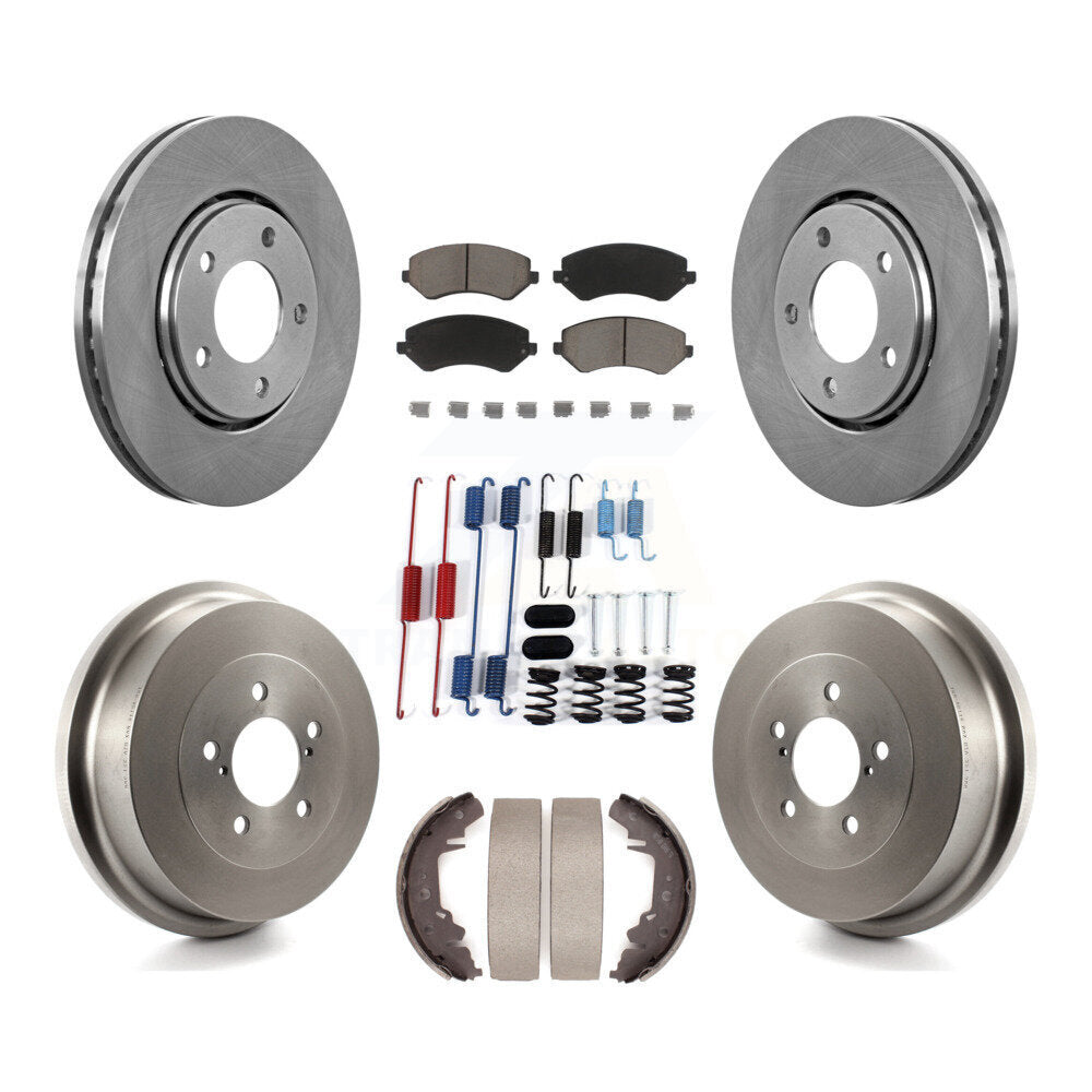 Kit de tambour à tampons en céramique pour Rotor de frein avant et arrière (7 pièces) pour Dodge Caravan Grand Town