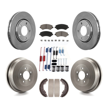 Kit de tambour à tampons en céramique pour Rotor de frein avant et arrière (7 pièces) pour Dodge Caravan Grand Town