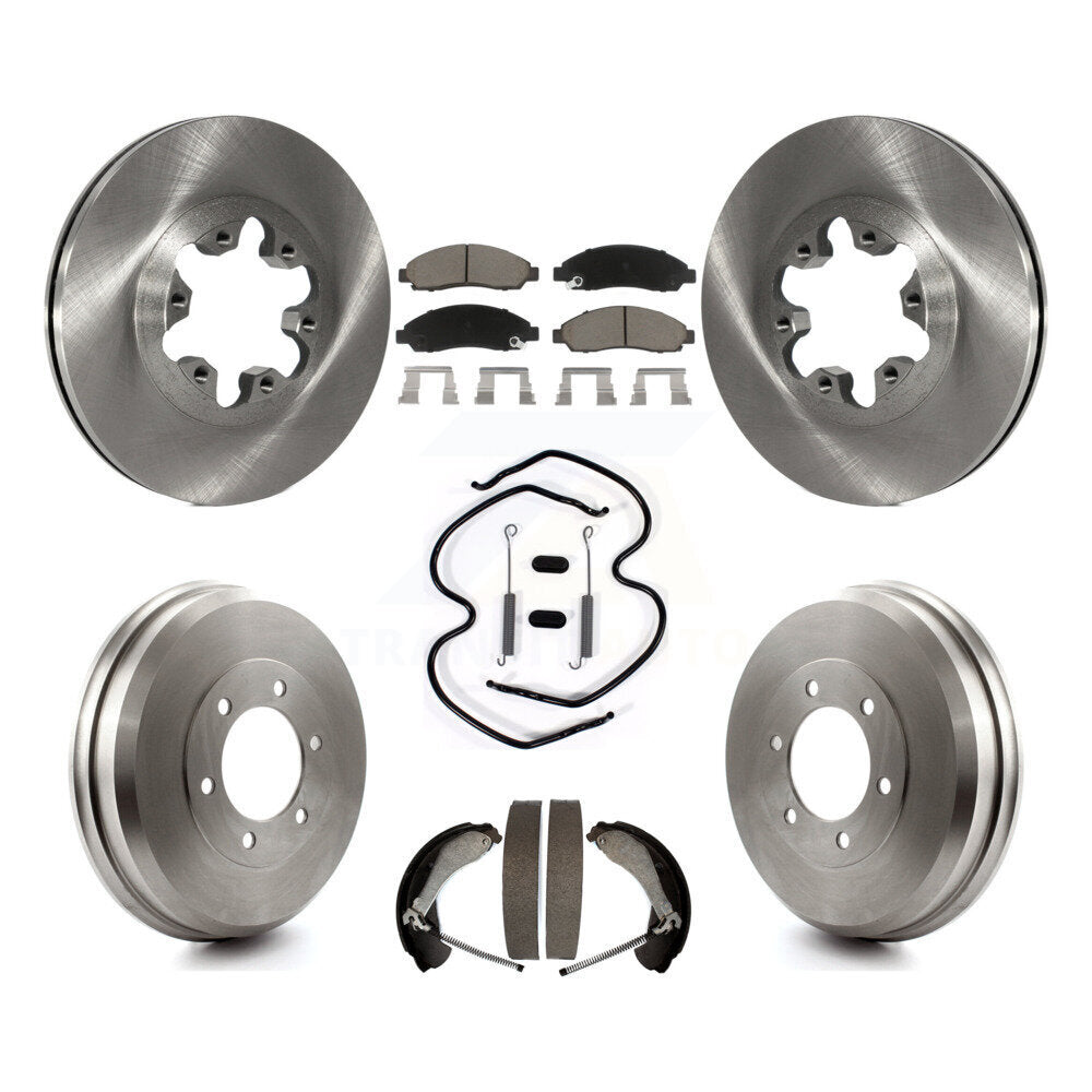 Kit de plaquettes et de tambour en céramique, Rotor de frein avant et arrière (7 pièces) pour Chevrolet Colorado GM