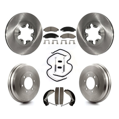 Kit de plaquettes et de tambour en céramique, Rotor de frein avant et arrière (7 pièces) pour Chevrolet Colorado GM