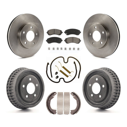 Kit de tambour de plaquettes en céramique de rotors de frein avant et arrière (7 pièces) pour Pontiac Montana Chevrole