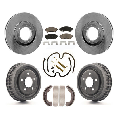 Kit de tambour à plaquettes en céramique, Rotor de frein à disque avant et arrière (7 pièces) pour Pontiac Montana Buic