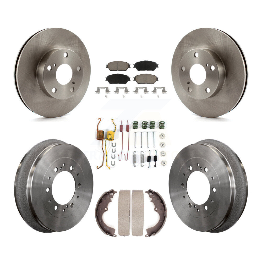 Kit de plaquettes et tambour en céramique pour Rotor de frein avant et arrière (7 pièces) pour Toyota Tacoma 4W 2015