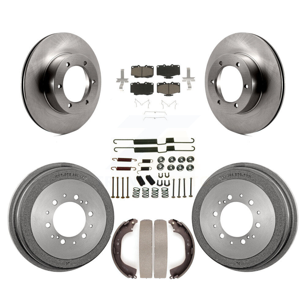 Kit de tambour de tampon en céramique de Rotor de frein à disque avant et arrière (7 pièces) pour Toyota Pickup 4Runne