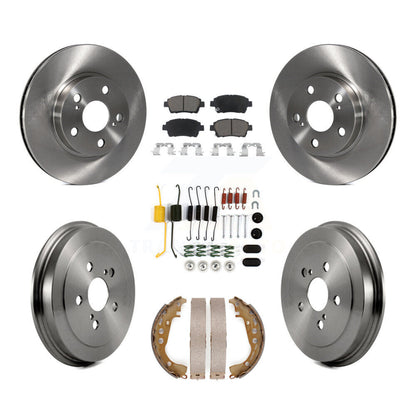 Kit de plaquettes et de tambour en céramique pour Rotor de frein avant et arrière (7 pièces) pour Toyota Priu 2004 – 2007