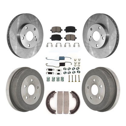 Kit de plaquettes et de tambour en céramique pour rotor de frein avant et arrière (7 pièces) pour Toyota Solara 2.2 99-01