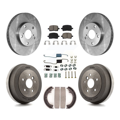 Kit de plaquettes et de tambour en céramique pour rotor de frein avant et arrière (7 pièces) pour Toyota Solara 2.4 02-03