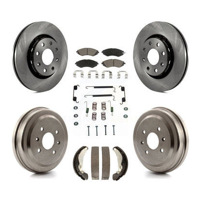 Kit de tambour de plaquettes en céramique de Rotors de frein avant et arrière (7 pièces) pour Chevrolet Aveo Pontiac G