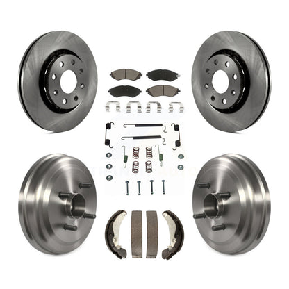 Kit de tambour de plaquettes en céramique de Rotors de frein avant et arrière (7 pièces) pour Chevrolet Aveo Pontiac G