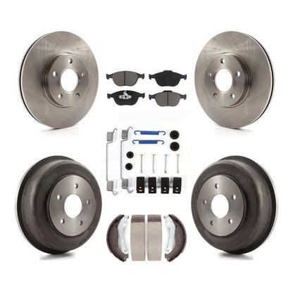 Kit de tambour à plaquettes en céramique pour Rotor de frein avant et arrière (7 pièces) pour Ford Transit Connect 10-13