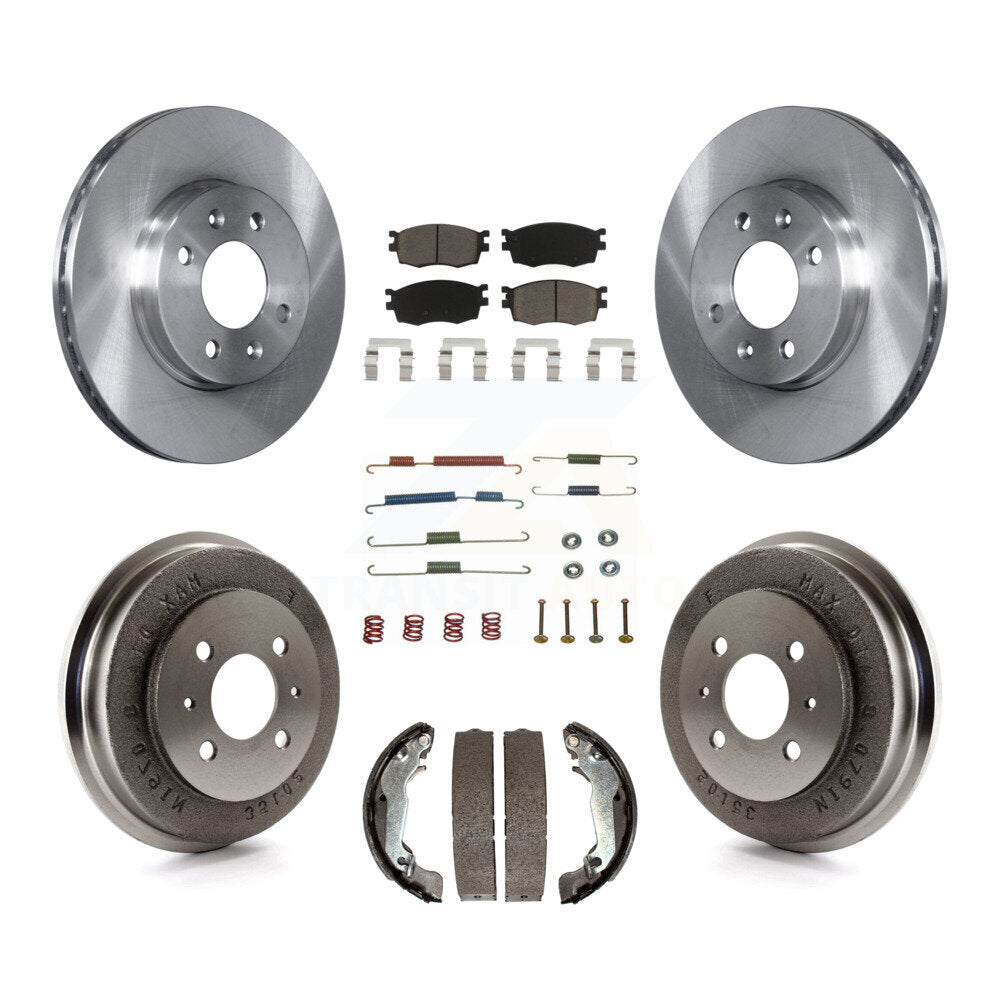 Kit de tambour de tampon en céramique de Rotor de frein avant et arrière (7 pièces) pour Hyundai Accent à 09 30 0