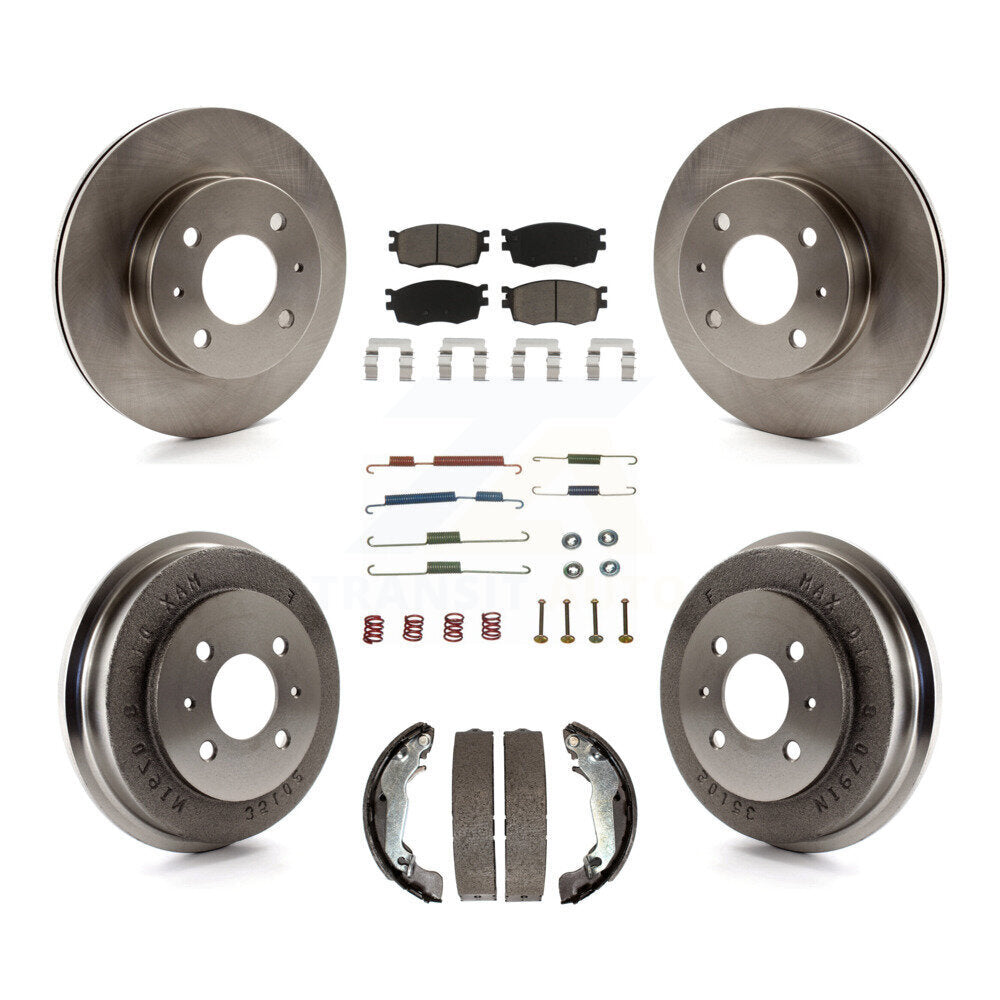 Kit de tambour de tampon en céramique de Rotor de frein avant et arrière (7 pièces) pour Hyundai Accent à 09 30 0