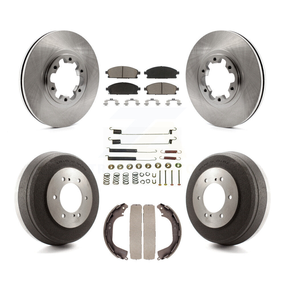 Kit de tambour de tampon en céramique de Rotor de frein avant et arrière (7 pièces) pour Nissan Pathfinder INFINIT