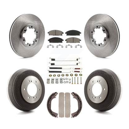 Kit de tambour de tampon en céramique de Rotor de frein avant et arrière (7 pièces) pour Nissan Pathfinder INFINIT