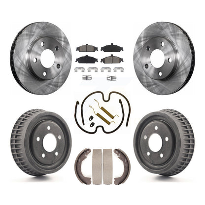 Kit de tambour à plaquettes en céramique pour Rotor de frein avant et arrière (7 pièces) pour Pontiac Grand Am Chevrole