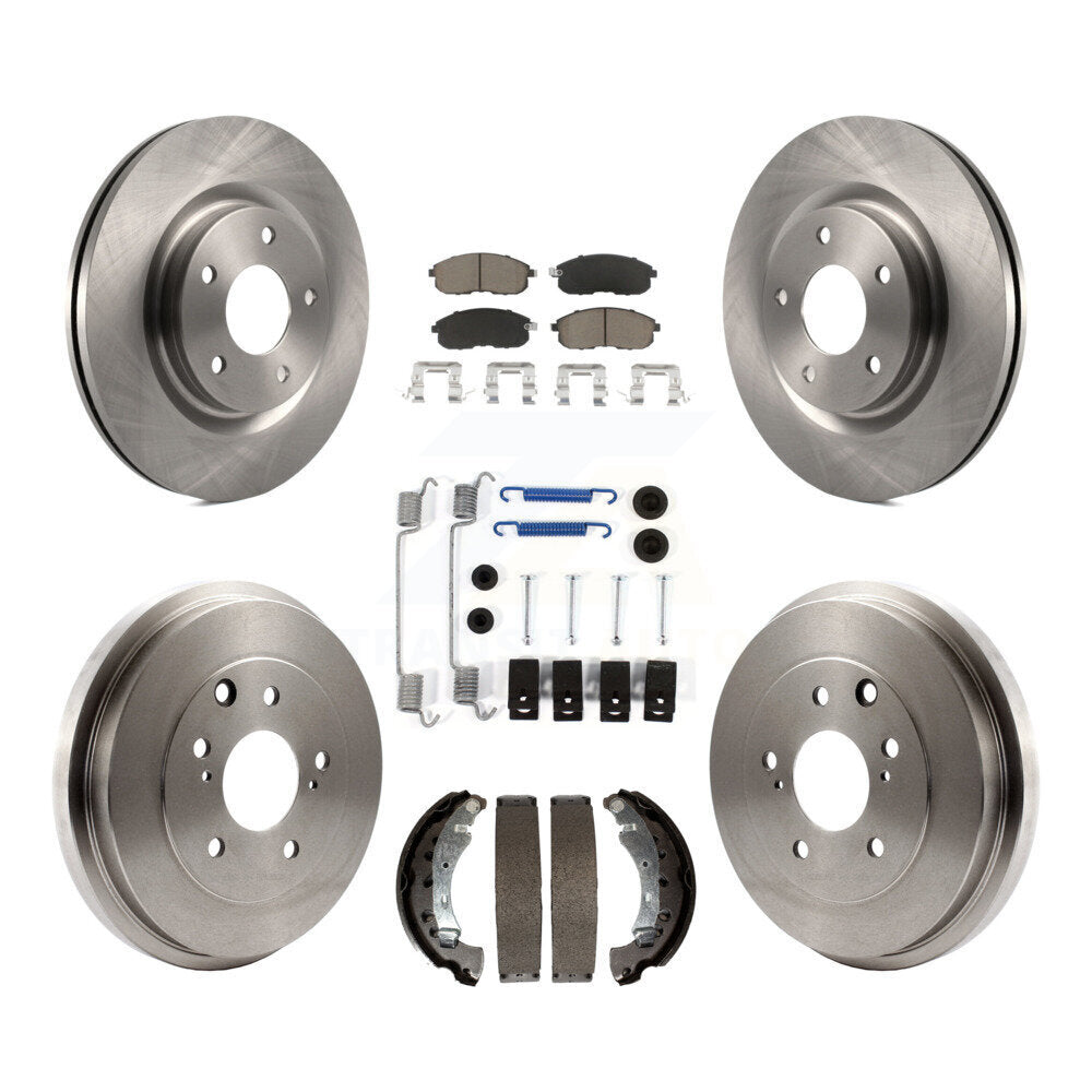 Kit de tambour à plaquettes en céramique pour Rotor de frein avant et arrière (7 pièces) pour Nissan Sentra Turbocharge