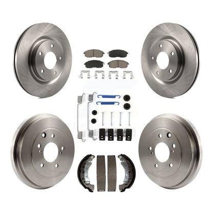 Kit de tambour à plaquettes en céramique pour Rotor de frein avant et arrière (7 pièces) pour Nissan Sentra Turbocharge