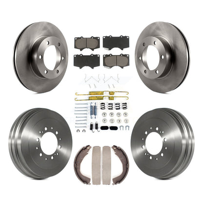 Kit de plaquettes et de tambours en céramique pour rotors de frein avant et arrière (7 pièces) pour Toyota Tundr 2004-2006