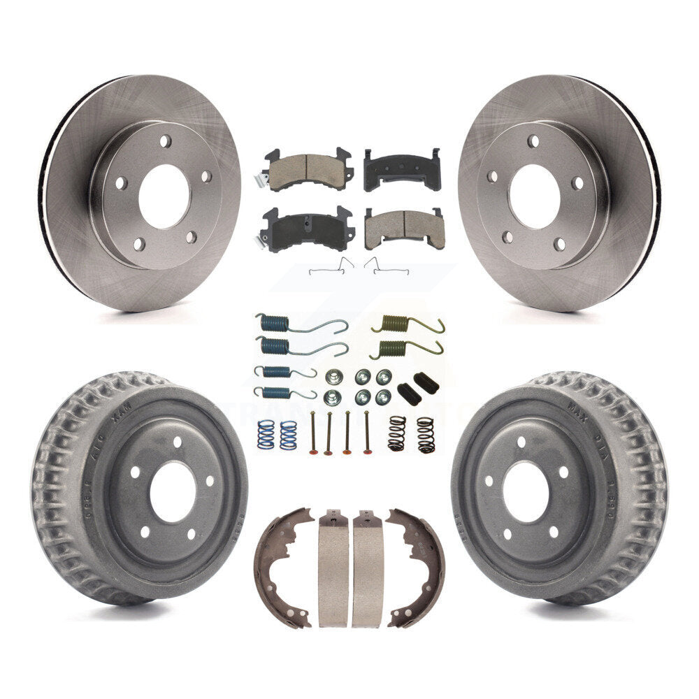 Kit de tambour de tampon en céramique de Rotor de frein à disque avant et arrière (7 pièces) pour Chevrolet S10 GMC S1