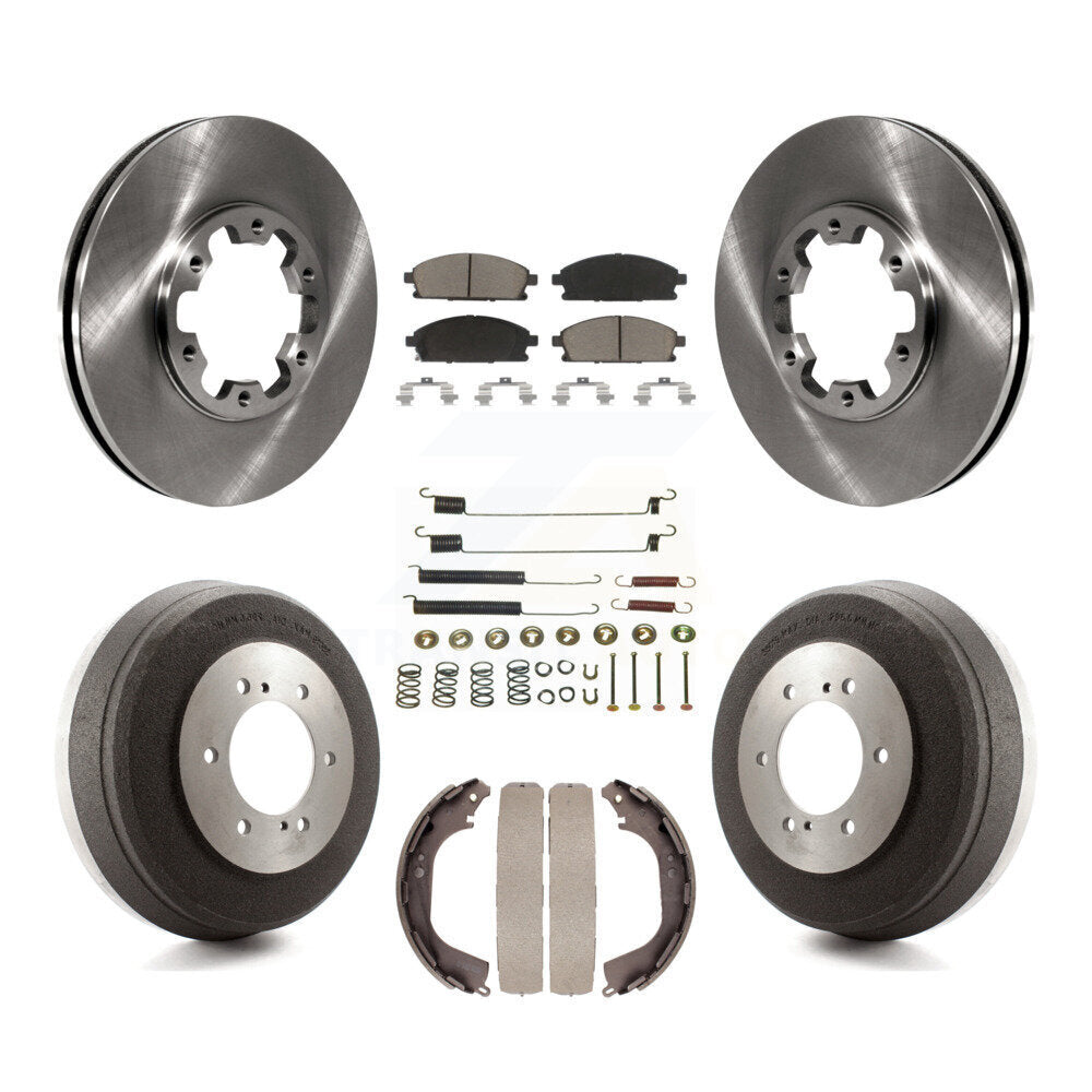 Kit de tambour de tampon en céramique de Rotor de frein avant et arrière (7 pièces) pour Nissan Pathfinder INFINIT