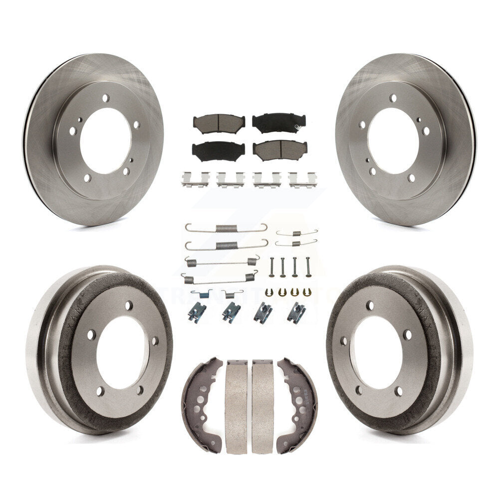 Kit de plaquettes et de tambour en céramique pour Rotor de frein avant et arrière (7 pièces) pour Chevrolet Tracker Suzuk