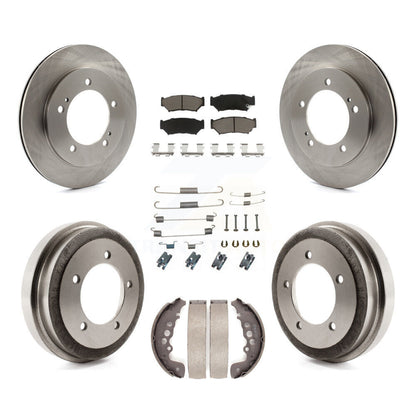 Kit de plaquettes et de tambour en céramique pour Rotor de frein avant et arrière (7 pièces) pour Chevrolet Tracker Suzuk