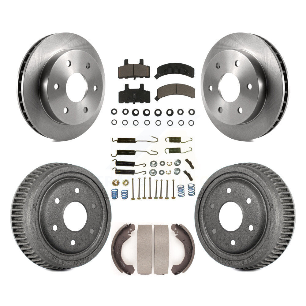 Kit de tambour à plaquettes en céramique pour Rotor de frein avant et arrière (7 pièces) pour Chevrolet Blazer 4W 92-94