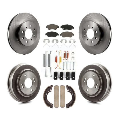 Kit de tampons et tambours en céramique pour Rotor de frein à disque avant et arrière (7 pièces) pour Honda Fi 2007 – 2008
