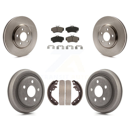 Rotors de frein à disque avant et arrière, plaquettes en céramique et Kit de batterie pour Dodge Neon SRT-2003