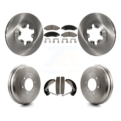 Kit de plaquettes et de tambour en céramique, Rotors de frein avant et arrière, pour Chevrolet Colorado GMC Canyo