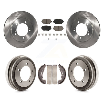 Rotors de frein à disque avant et arrière, plaquettes en céramique et Kit de batterie pour Suzuki Grand Vitara