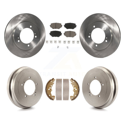 Rotors de frein à disque avant et arrière, Kit de tampons et de tambour en céramique pour Suzuki XL-7 Grand Vitar