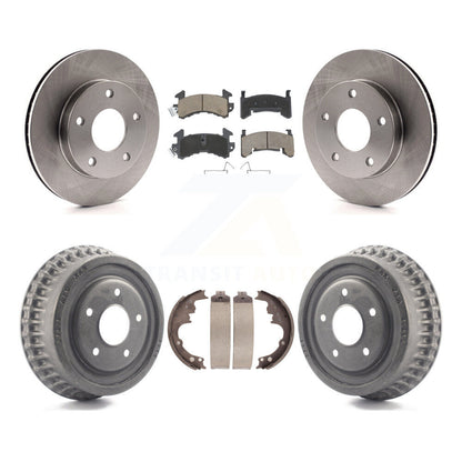 Kit de plaquettes et de tambour en céramique, Rotor de frein avant et arrière, pour Chevrolet S10 GMC S15 Blaze
