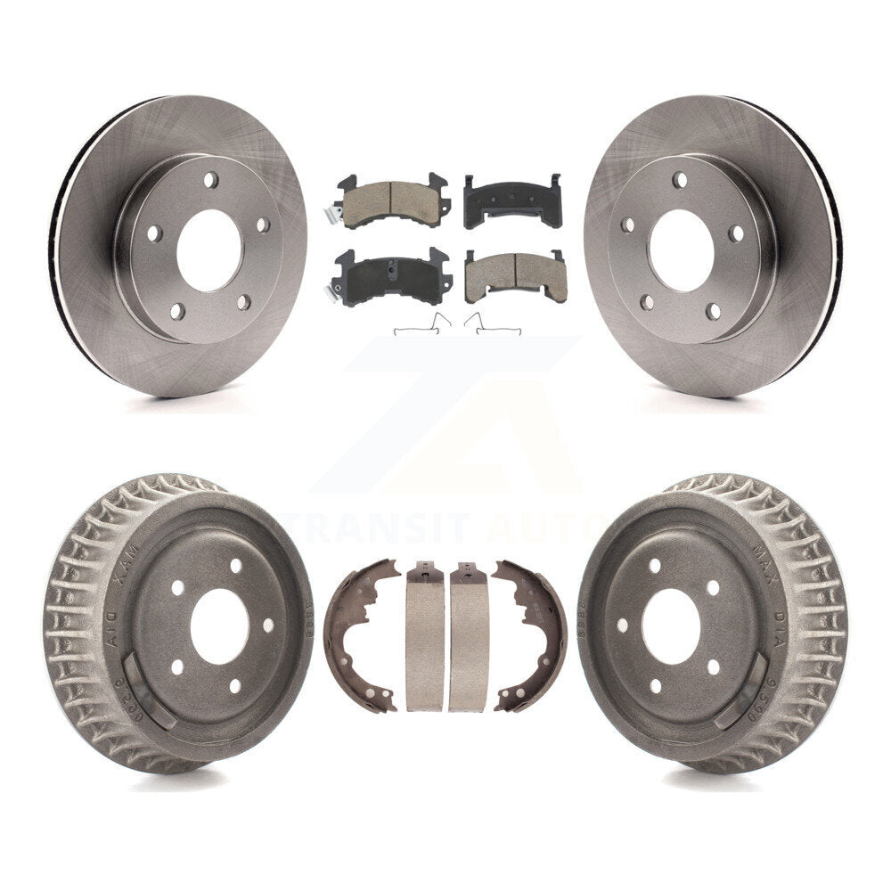 Kit de tambour de tampon en céramique de Rotors de frein avant et arrière pour Chevrolet S10 GMC Sonoma Blaze