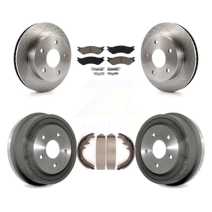 Kit de plaquettes et de tambour en céramique pour Rotor de frein avant et arrière, pour Dodge Ram 2000 2001 4W 1500