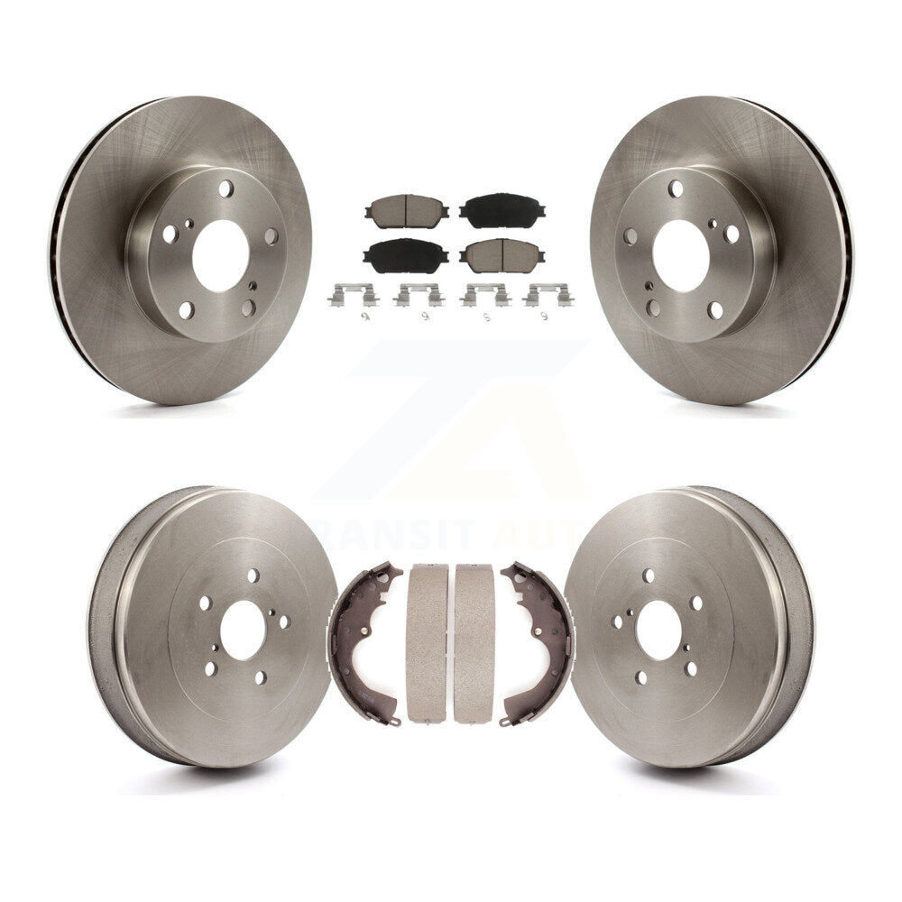 Kit de tambour de protection en céramique de Rotors de frein avant et arrière pour Toyota Tacoma avec roue à 5 écrous