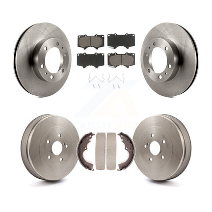 Kit de tambour de protection en céramique de Rotors de frein avant et arrière pour Toyota Tacoma avec roue à 6 écrous