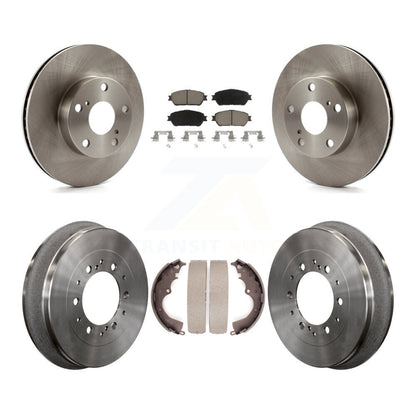 Kit de tambour de protection en céramique de Rotors de frein avant et arrière pour Toyota Tacoma avec roue à 5 écrous