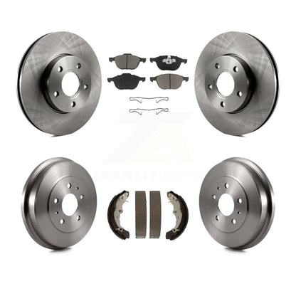 Rotors de frein à disque avant et arrière, plaquettes en céramique et Kit de batterie pour Ford Focus K8C-10241