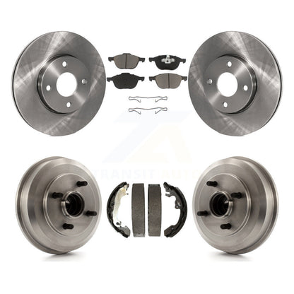 Rotors de frein à disque avant et arrière, plaquettes en céramique et Kit de batterie pour Ford Focus K8C-10242